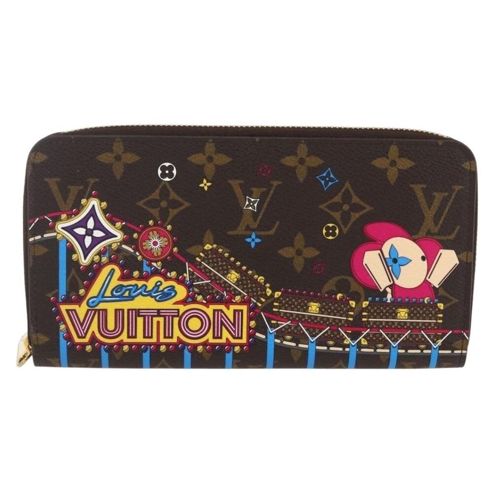Louis Vuitton Monogram Vivienne Zippy Wallet Long Brown
